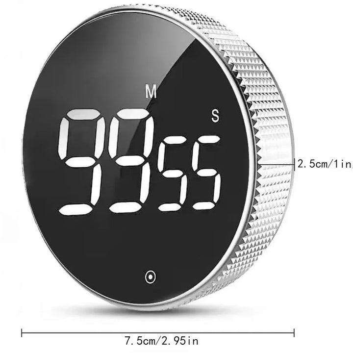 Magnetic Kitchen Timer Digital Timer Manual Countdown Alarm Clock Mechanical Cooking Timer Cooking Shower Study Stopwatch