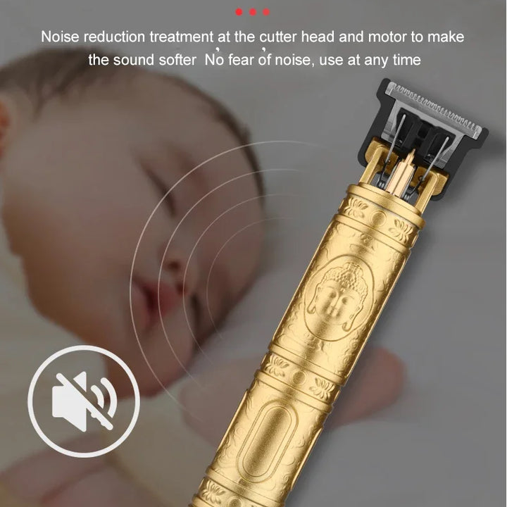 2024 New Vintage T9 Hair Cutting Machine Men's Electric Shaver Rechargeable Hair Trimmer Beard Clipper Barber Hair Cut Hot Sale